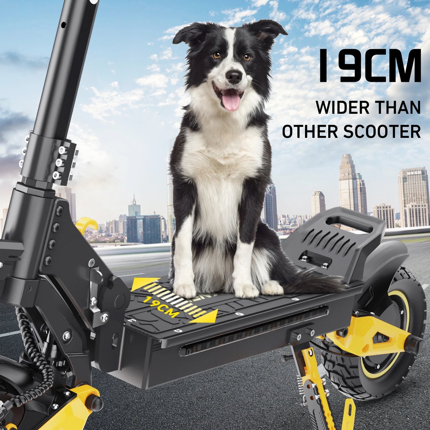 Electric Scooter Foldable 2400W Dual Motor 48V20.8Ah Lithium Battery E-Scooter Scooters 10-inch Tires Adult City E-Scooter