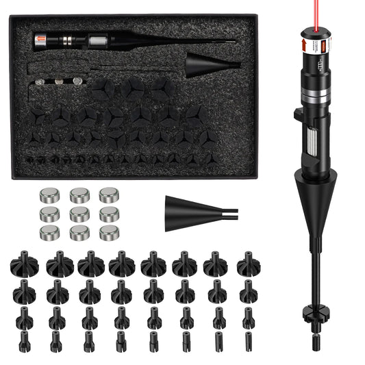 1356 Tactical Green Laser Sight Kit - Zero Scopes Without Ammo, Save Time & Money for Rifle/Pistol/Shotgun.