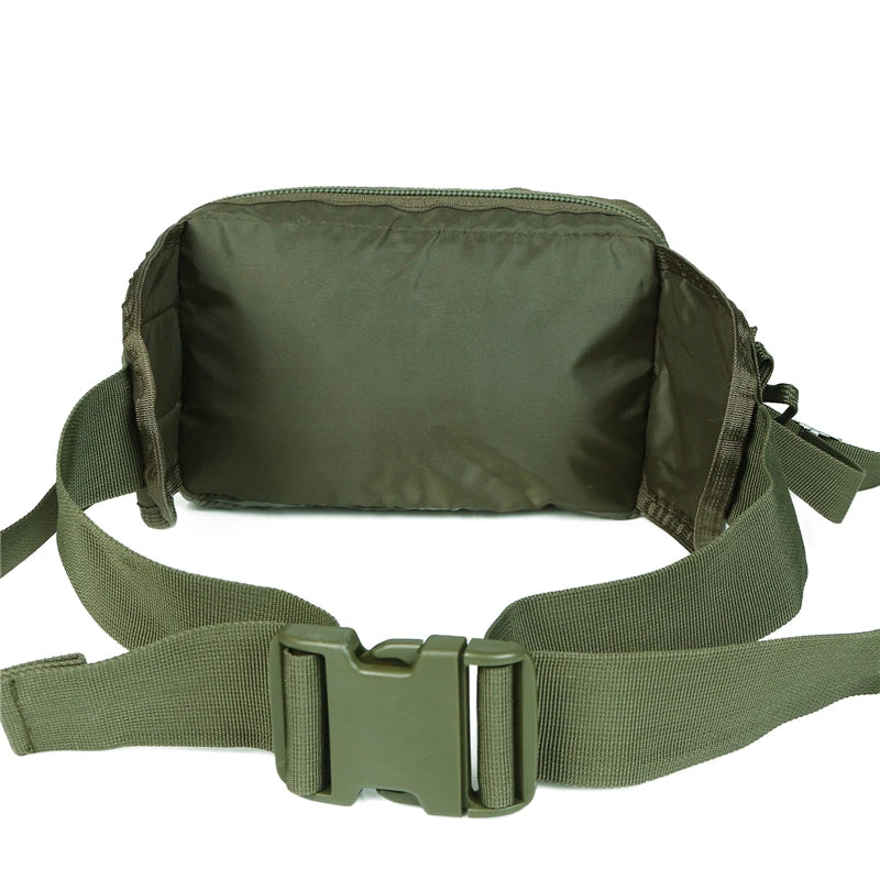 Men Waist Bag Tactical Military Fanny Pack Outdoor Belt Bag Motorcycle  Rider Camping Bags Hunting Hiking Climbing Crossbody Bag