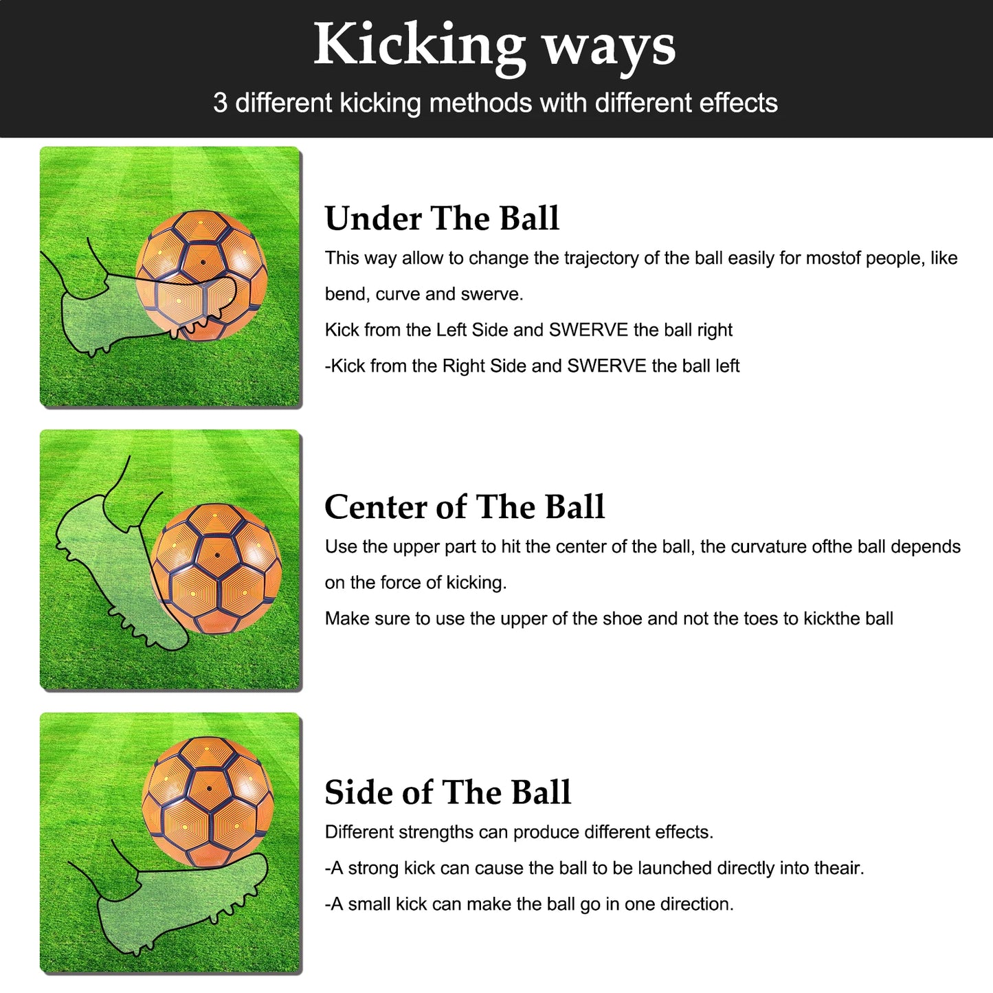 Versatile Usage Soccer Ball For Kids Training Size 5 Training Ball Inflatable Children Seamless