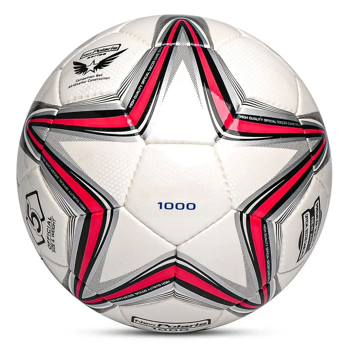 Soft PU Leather Soccer Ball Size 5 Indoor Outdoor Team Sports Training Practicing Game Match Soccer Ball Gift for Adult Youth